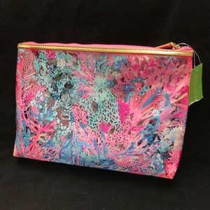 Lilly Pulitzer Breezy Pouch Aquadesiac PBC pouch small